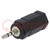 Adapter; Jack 2.5mm plug,Jack 3.5mm socket; black