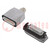 Connector: HDC; male + female; 250V; 16A; PIN: 16; Layout: 16+PE