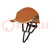 Protective helmet; Size: 55÷62mm; orange; ABS; DIAMOND V UP; 1kV