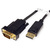 ROLINE Kabel DisplayPort-VGA, DP ST - VGA ST, schwarz, 1 m