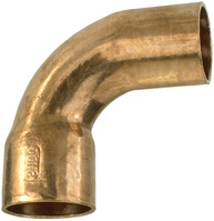 CU Kupferrohr Bogen 1Mu. 90Gr. 15mm (1)