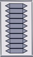 Rohrmarkierpfeile - Grau, 16 x 75 mm, Folie, Selbstklebend, B-7541