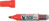 Permanent Marker V-Super Color, umweltfreundlich, nachfüllbar, Keilspitze, 6.0mm (M), Rot