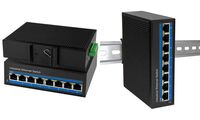 LogiLink Industrial Gibabit Ethernet PoE Switch, 8-Port (11117638)