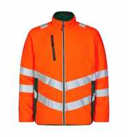 ENGEL Warnschutz Fleecejacke Safety 1192-236-101 Gr. 4XL orange/grün