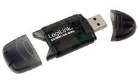 LogiLink USB 2.0 Mini Card Reader für SD/MMC, anthrazit (11111629)