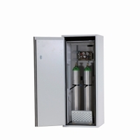 Gas bottle cabinet G90light grey, width 900 mm,