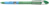 Kugelschreiber Slider Basic, Kappenmodell, XB, grün, Schaftfarbe: transparent