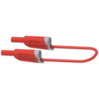 CORDON DE MESURE ELECTRO PJP 2710-IEC-CD1-25R [BANANE MÂLE 4 MM - BANANE MÂLE 4 MM] 25 CM ROUGE 1 PC(S)