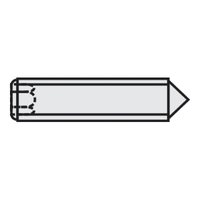 TOOLCRAFT TORNILLO PRISIONERO 839845, M6, 10 MM, ACERO, 20 UNIDADES