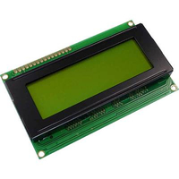 DISPLAY ELEKTRONIK ÉCRAN LCD JAUNE-VERT 122 X 32 PIXEL (L X H X P) 80 X 36 X 13.5 MM DEM122032A1SYH-LY