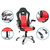 Gaming Stuhl / Bürostuhl GAME SPORT rot / schwarz hjh OFFICE