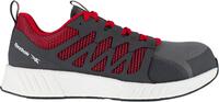 Reebok Halbschuh Fusion Flexweave Work, S1P, Größe 40, grau/rot/weiß