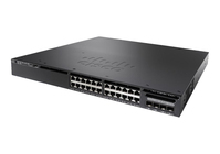 Cisco Catalyst 3650-24PD-S Network Switch, 24 Gigabit Ethernet (GbE) PoE+ Ports, two 10 G and two 1 G Uplinks, 640WAC Power Supply, 1 RU, Limited Lifetime Warranty (WS-C3650-24P...