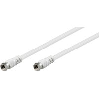 Goobay 11867 coaxial cable 20 m F White