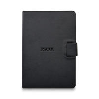 Port Designs 201339 étui pour tablette 20,3 cm (8") Folio porte carte Noir