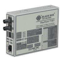 Black Box MT661A-SM netwerk media converter 2048 Mbit/s Single-mode Grijs