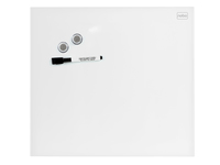Nobo Tableau magnétique blanc en verre Diamond 300x300, conditionnement retail