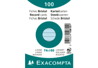 Exacompta 10810SE indexkaart Blauw