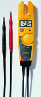 Fluke T5-1000 0 - 100 A 0 - 1000 V 1000 V Czarny, Szary, Czerwony, Żółty LED