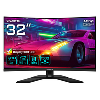 GIGABYTE M32QC monitor komputerowy 80 cm (31.5") 2560 x 1440 px Quad HD QLED Czarny