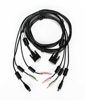 Vertiv Avocent CBL0118 toetsenbord-video-muis (kvm) kabel Zwart 1,8 m