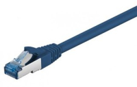 M-Cab CAT6A Netzwerkkabel S-FTP,PIMF, halogenfrei, 10GB, blau, 3.00m