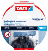 TESA 77747-00000 étiquette et ruban adhésif de fixation 0,19 m Adhésif double-face