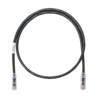 Panduit 2m Cat6a F/UTP cable de red Negro F/UTP (FTP)