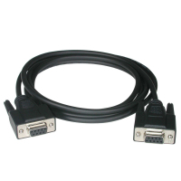 C2G 81418 Serien-Kabel Schwarz 2 m DB9