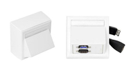 Vivolink WI221261 socket-outlet HDMI + USB A White