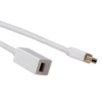ACT AK3956 DisplayPort-Kabel 1,5 m Mini DisplayPort Weiß