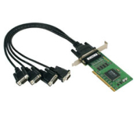 Moxa CP-104UL-T interfacekaart/-adapter