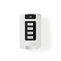 Nedis RFRC220WT mando a distancia RF inalámbrico Universal Botones