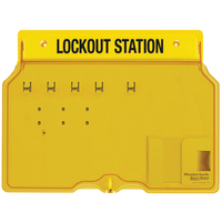 MASTER LOCK 1482B kit di blocco e stazione Postazione lucchetto Giallo Policarbonato (PC)