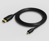 Vention VAA-D03-B200 HDMI kábel 1 M HDMI D-típus (Micro) HDMI A-típus (Standard) Fekete