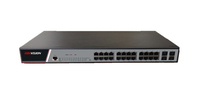 Hikvision Digital Technology DS-3E2528 hálózati kapcsoló Vezérelt Gigabit Ethernet (10/100/1000) Fekete