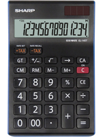 Sharp EL-145T számológép Asztali Pénzügyi számológép Fekete