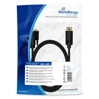 MediaRange MRCS199 video kabel adapter 2 m DisplayPort DVI Zwart
