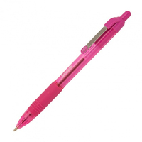Zebra Pen Z-Grip Smooth Rózsaszín Feltűzhető nyomógombos golyóstoll