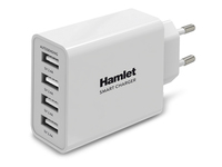 Hamlet XPWCU425 Caricabatterie per dispositivi mobili Bianco Interno