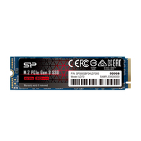 Silicon Power SP500GBP34UD7005 internal solid state drive M.2 500 GB PCI Express 3.0 QLC 3D NAND NVMe