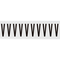 Brady NL-W225-V self-adhesive label Rectangle Permanent Black, White 250 pc(s)