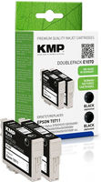 KMP E107D inktcartridge Zwart