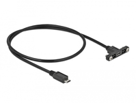DeLOCK 35108 USB Kabel 0,5 m USB 2.0 Micro-USB B Schwarz