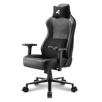 Sharkoon SGS30 Univerzális gamer szék Kárpitozott párnázott ülés Fekete, Fehér