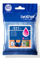 Brother LC521M inktcartridge 1 stuk(s) Origineel Magenta