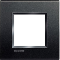 bticino LNA4802AR Wandplatte/Schalterabdeckung Anthrazit