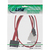 InLine Slimline SATA cable, Slim SATA 13pin (7+6) cab. side to SATA+power, 0.4m