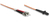 Intellinet MT-RJ/2xST 5m Glasfaserkabel Schwarz, Orange, Rot